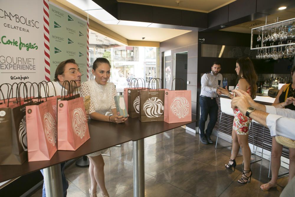 Presentación del polo de Rocambolesc con la cara del moro del castillo