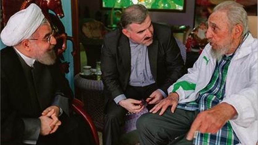 Fidel Castro es reuneix amb el president de l&#039;Iran