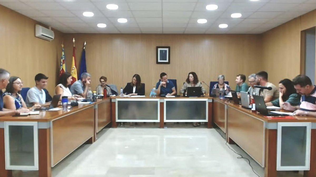 Una imagen del pleno de Foios.
