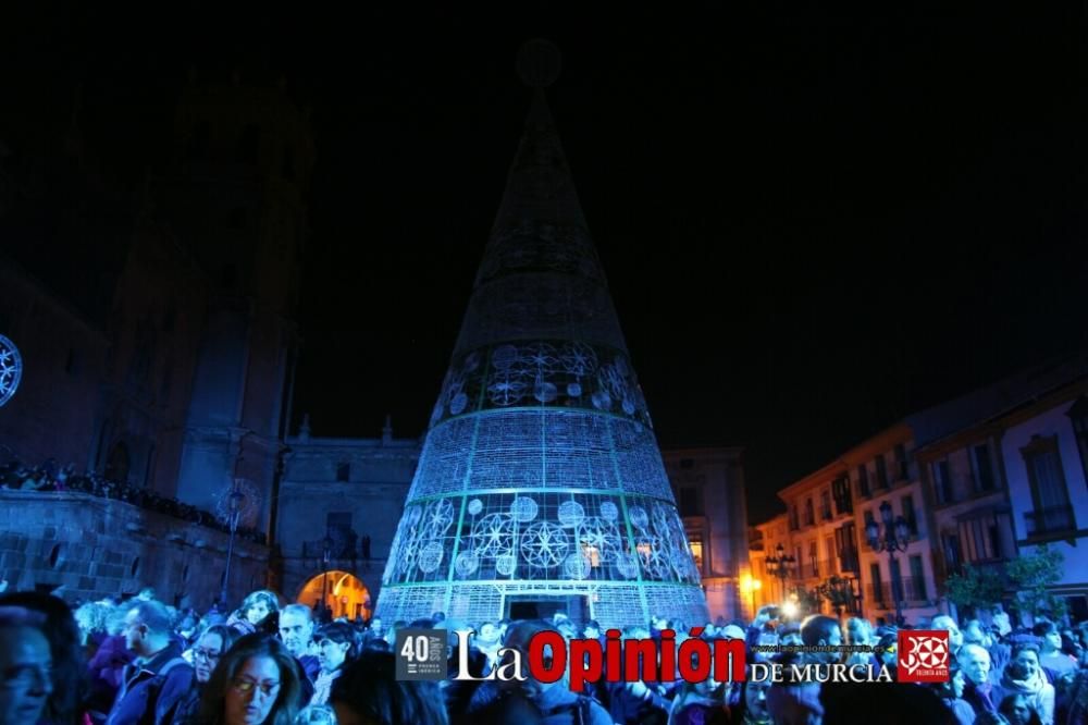 Encendido de luces de Navidad en Lorca