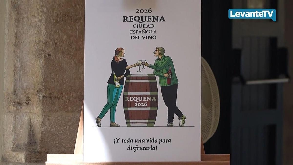 Presentada la imagen gráfica de Requena como Ciudad Española del Vino 2026