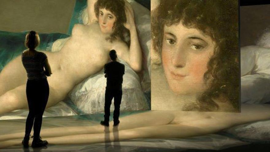 Una exposición inmersiva con 1.000 imágenes de cuadros de Goya inicia su gira mundial en marzo