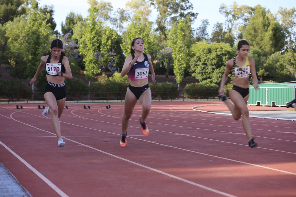 Campeonato regional de atletismo. Primera jornada