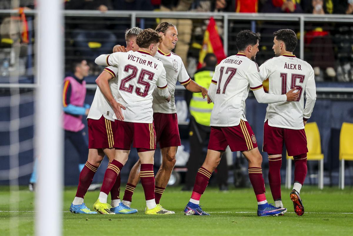 Amistoso: España - Serbia, en imágenes.