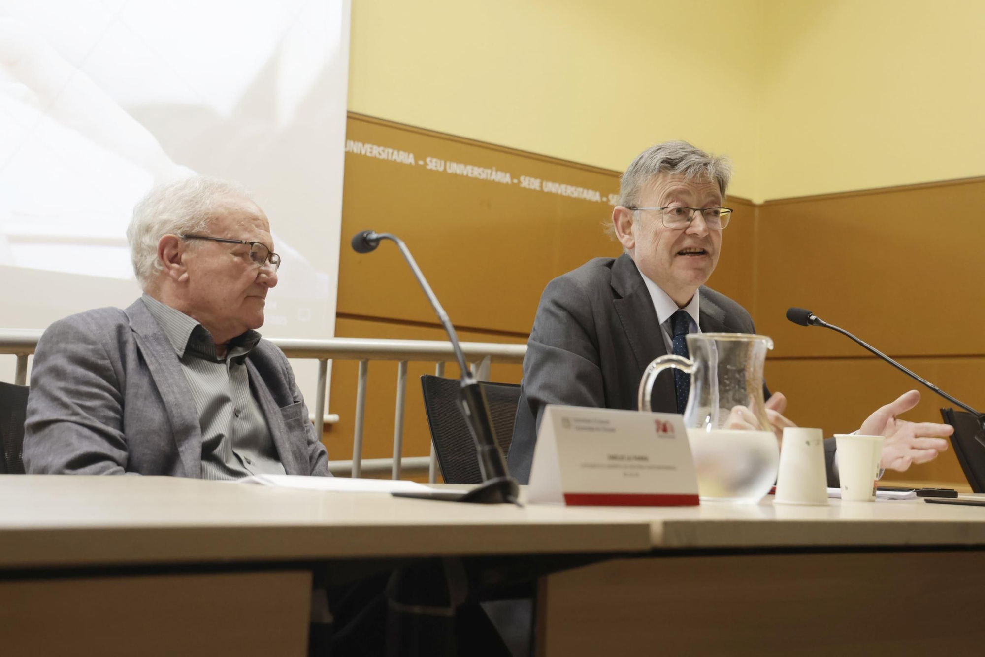 Conferencia de Ximo Puig en la Universidad de Alicante