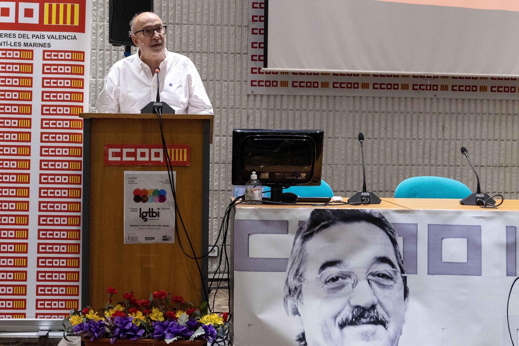 Homenaje en memoria del sindicalista y presidente de CCOO l’Alacantí-les Marines José de la Casa