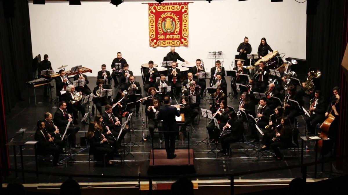 La sociedad musical La Armónica interpretó el pasodoble ganador el domingo pasado