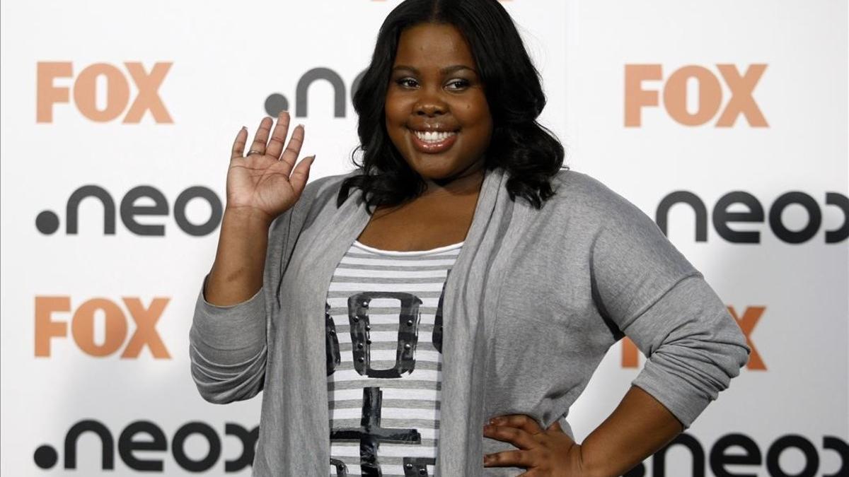 La actriz Amber Riley.