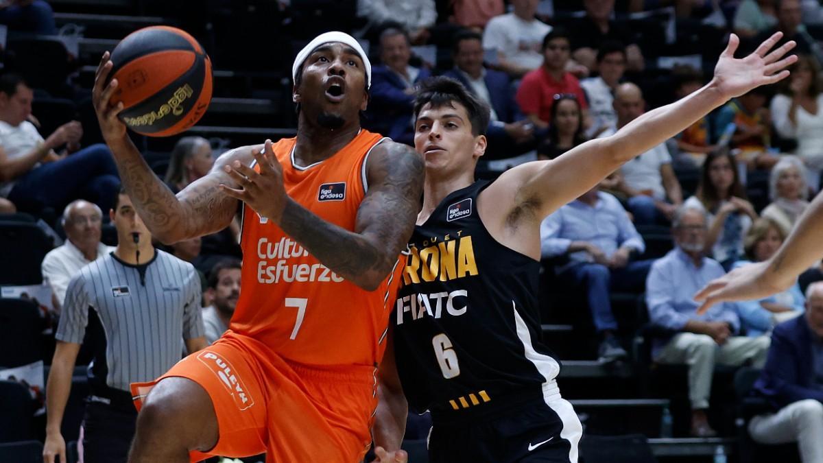 Partido entre el Valencia y el Girona de la Liga Endesa