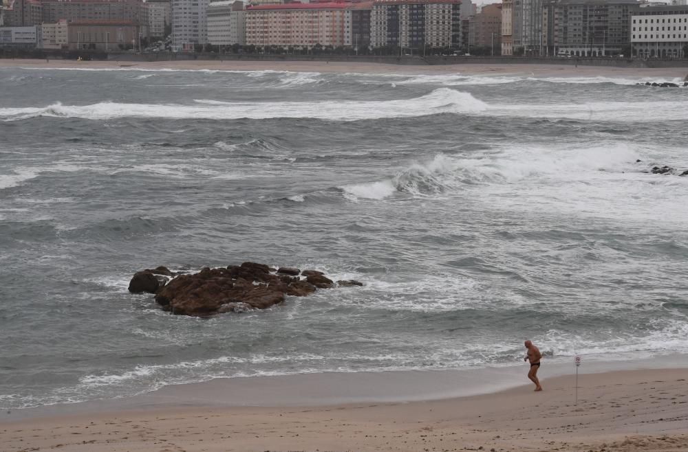 Junio se despide con tiempo inestable en A Coruña