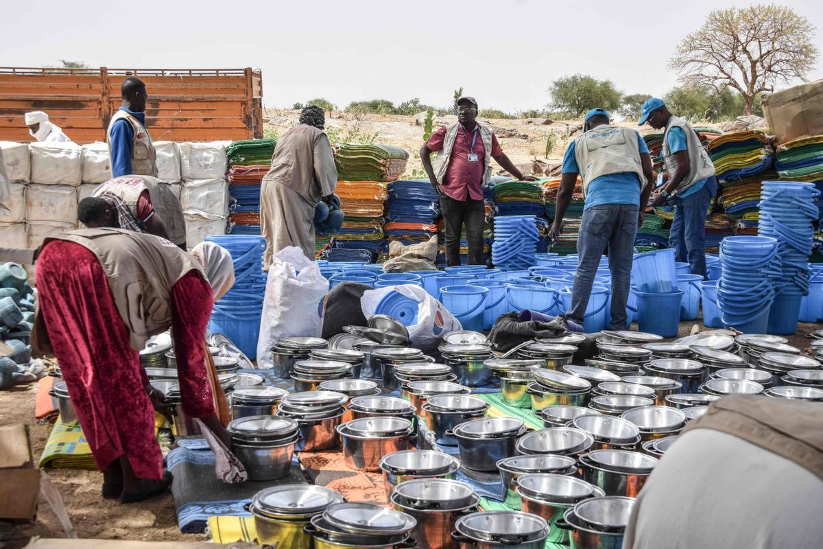 Éxodo de refugiados sudaneses hacia El Chad