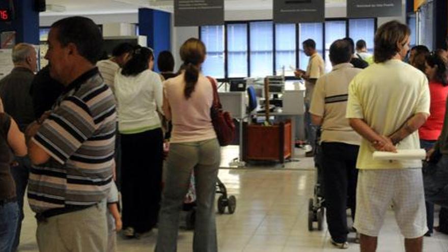 Un oficina del Inem en el municipio de Arrecife de Lanzarote. i LA PROVINCIA/DLP