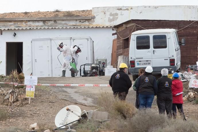 FUERTEVENTURA . - DERRIBO DE LA CASA DE LA ABUELA JOSEFA - 30-01-18 - FOTOS: GABRIEL FUSELLI