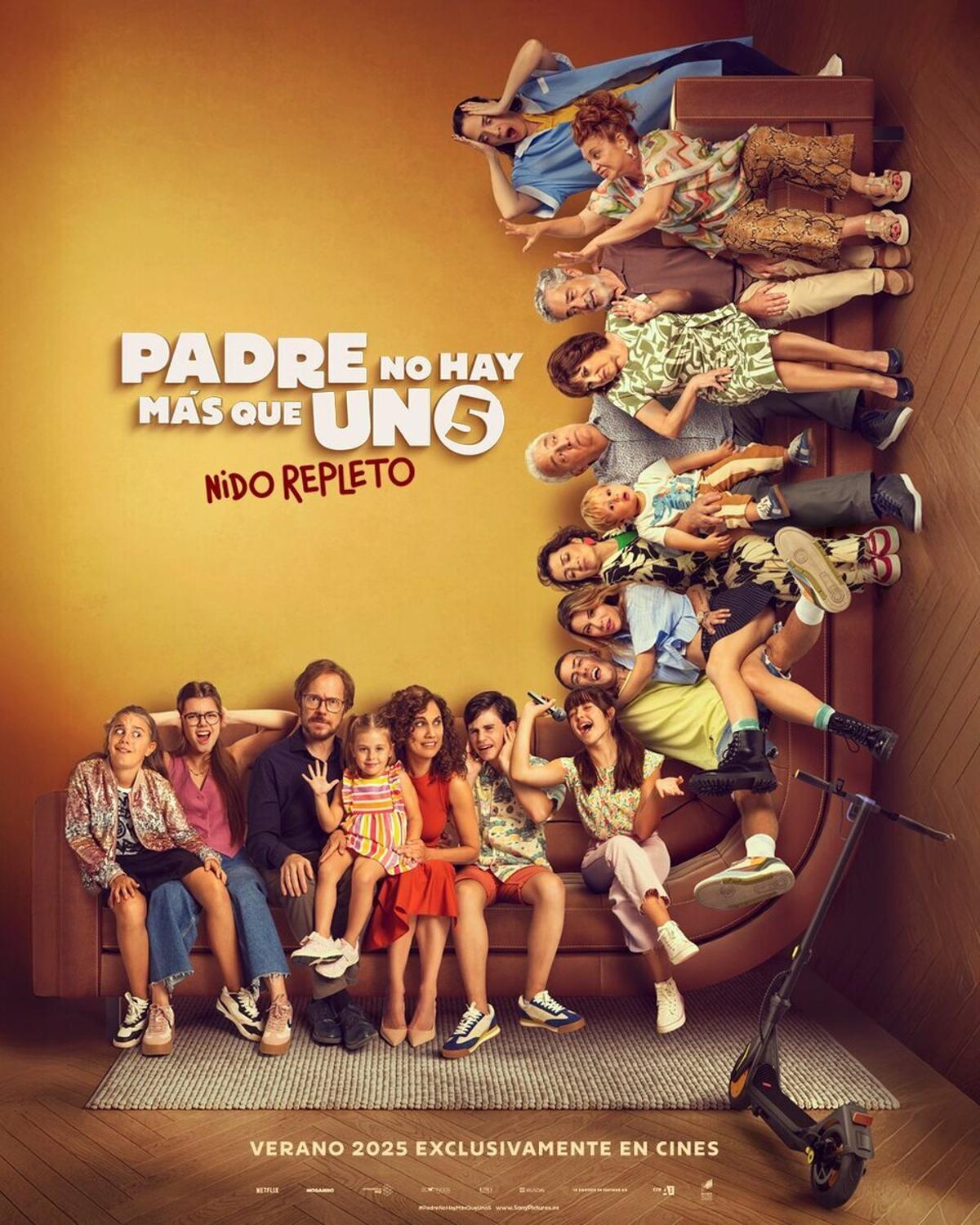 Cartel 'Padre no hay mas que uno 5'