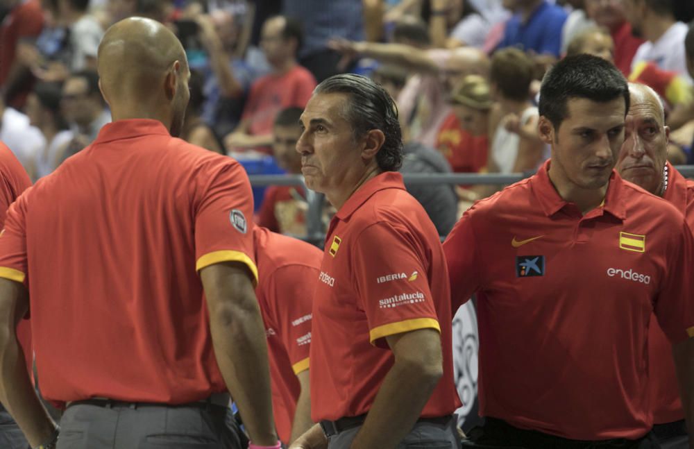 08/08/2017 deportes  partido entre la selección española  de Baloncesto contra Tunez