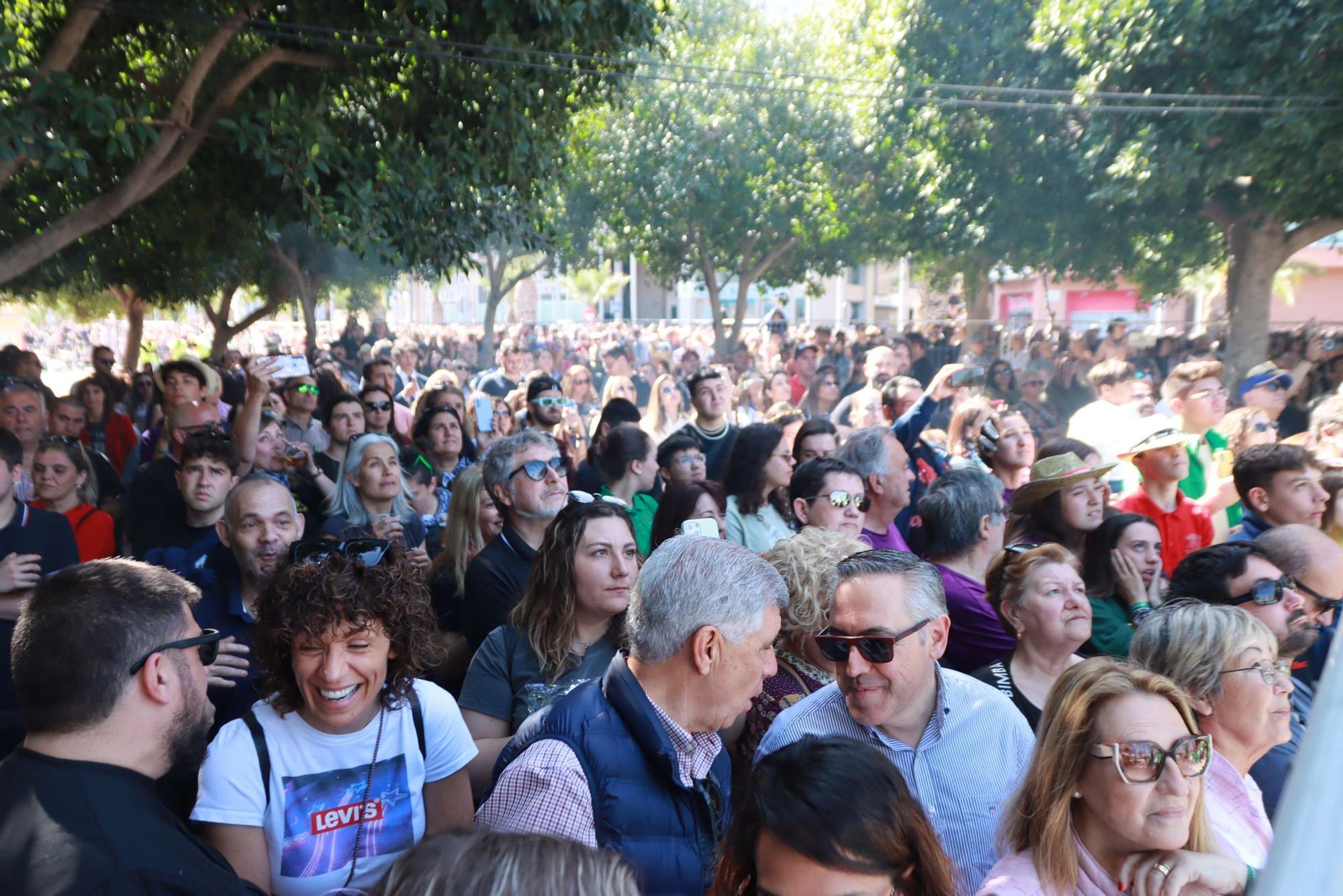 Las mejores imágenes de la mascletà de este martes de Magdalena en Castelló