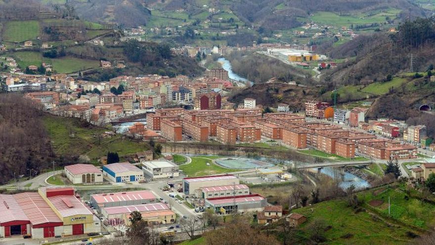 La barriada del Serrallo y Sotrondio.