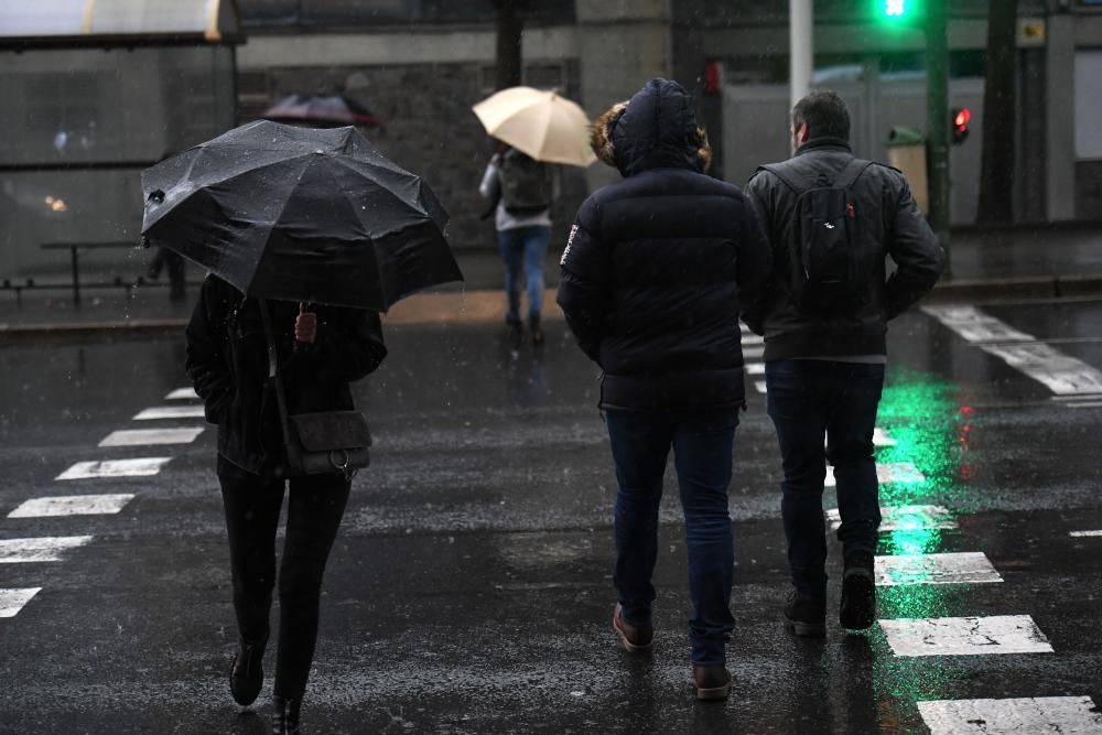 La costa de A Coruña, en alerta naranja