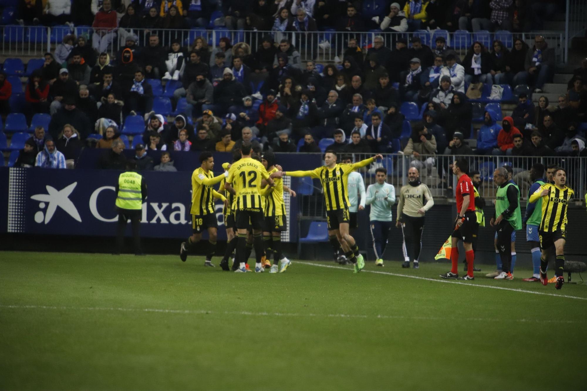 El Málaga CF - Real Oviedo, en imágenes