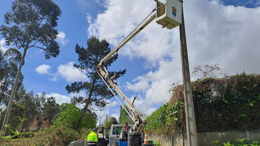 Redondela renovará todas sus farolas por otras más eficientes