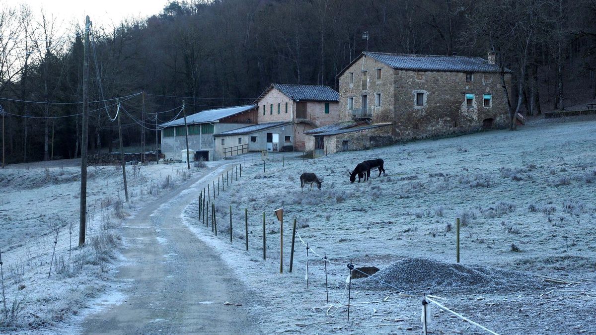 Els termòmetres de la demarcació de Girona es troben per sota dels zero graus en alguns punts