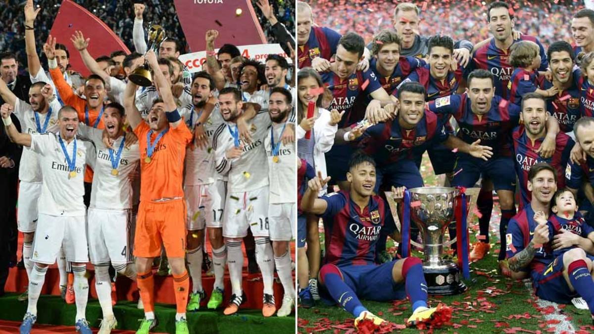 El Madrid ganó el Mundial de Clubes en 2014, pero el FC Barcelona se llevó la Liga en 2015. ¿Se repetirá la historia?