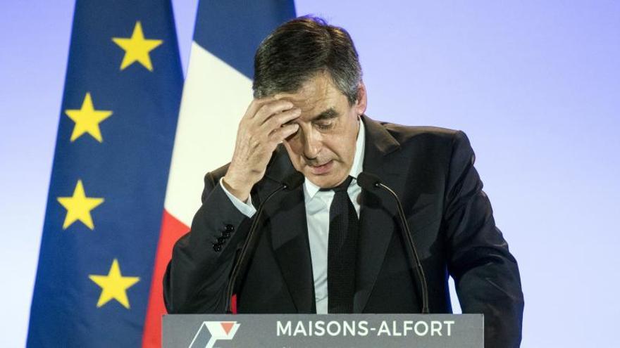 El candidato presidencial François Fillon.