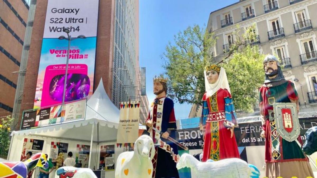 Los gigantes de Capitonis, en Madrid. | Cedida