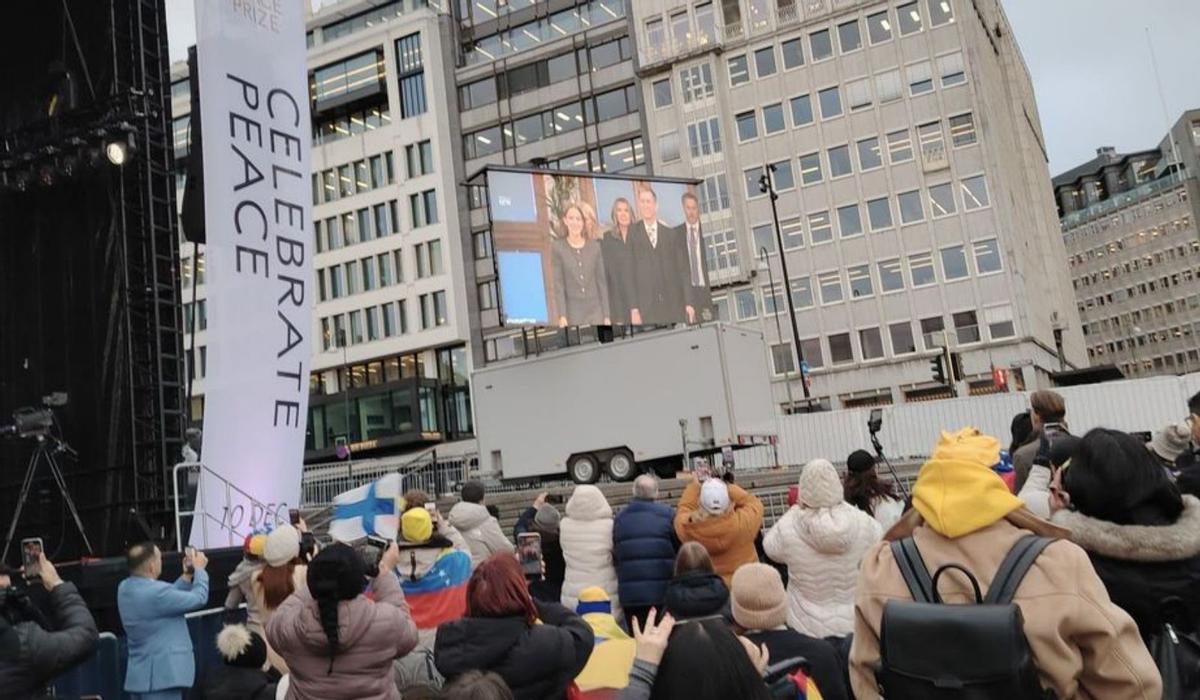Venezolanos en Asturias viajan a Oslo en apoyo de Corina Machado