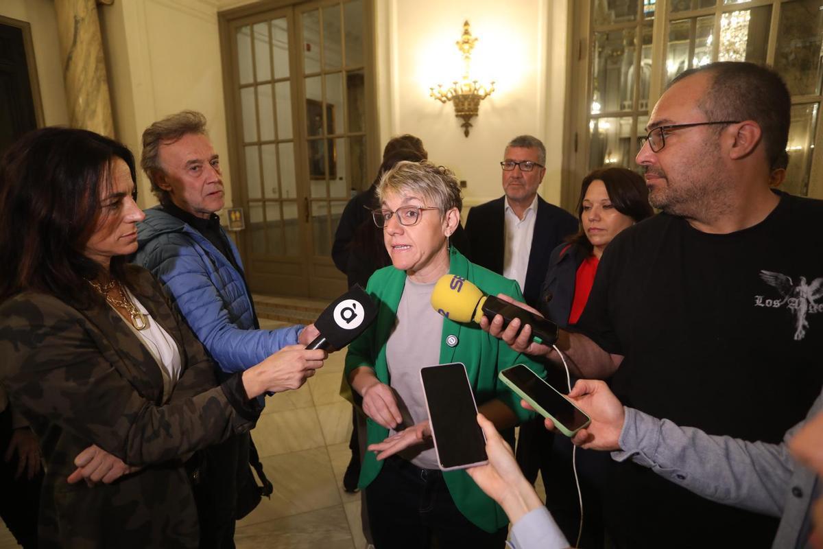 Papi Robles ha intervenido ante la prensa.