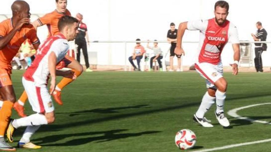 El Benigànim, que perdió en Muro, en un partido de esta liga.