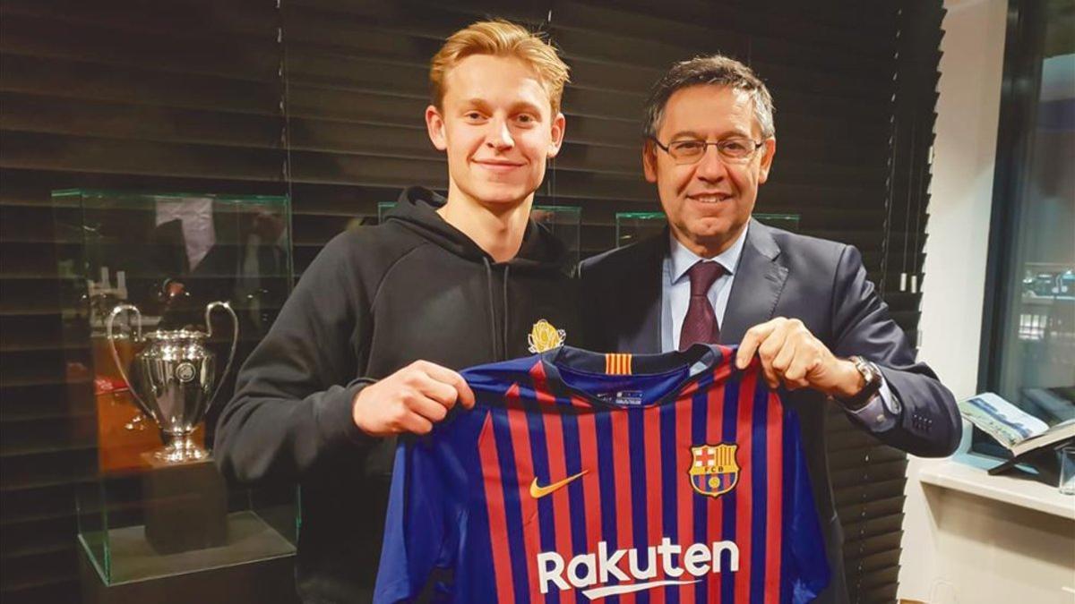 De Jong con Bartomeu