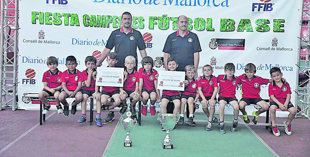 CAMPEÓN: Ciutat de Palma. Prebenjamín Primer Año Liga B y 2º Mallorca