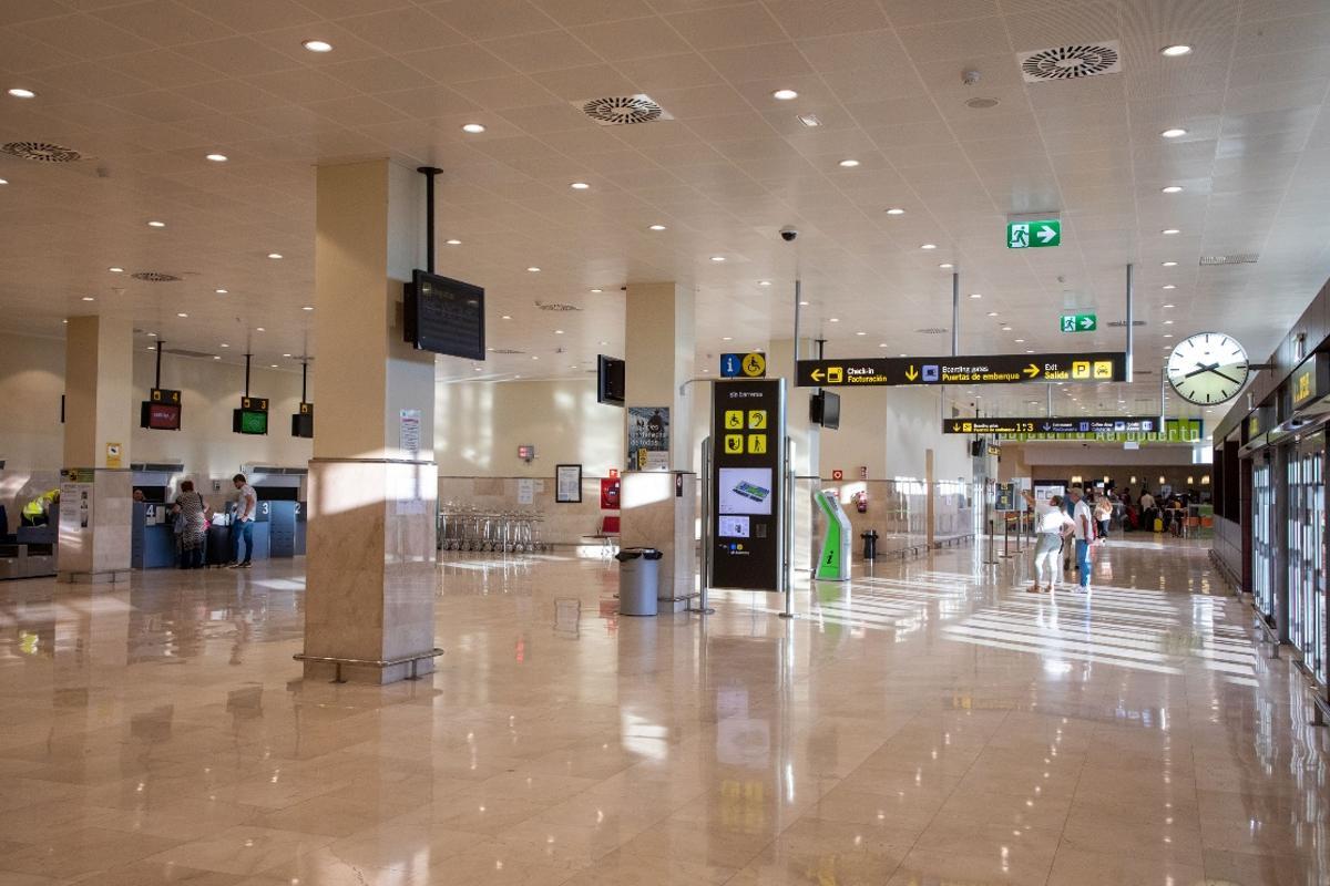 Interior del Aeropuerto de Badajoz