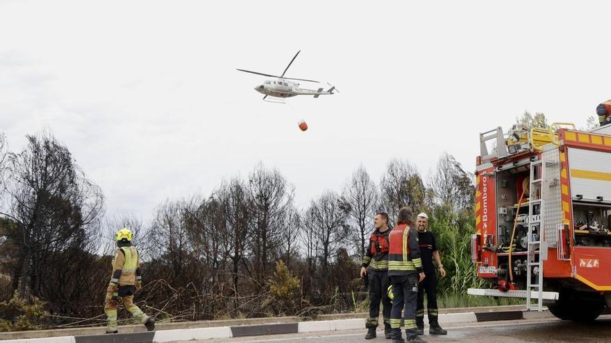 L'incendio del Saler è stabilizzato e i vicini possono tornare a casa