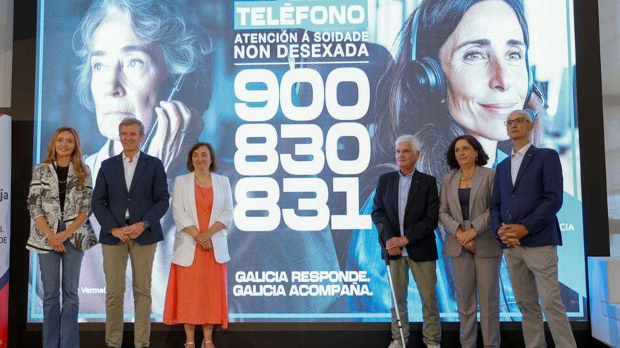 Momento de la presentación del proyecto contra la soledad. | Efe