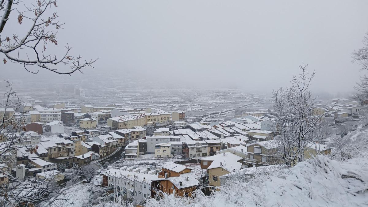 Nieve en el norte de Cáceres: Tornavacas, Piornal y La Garganta