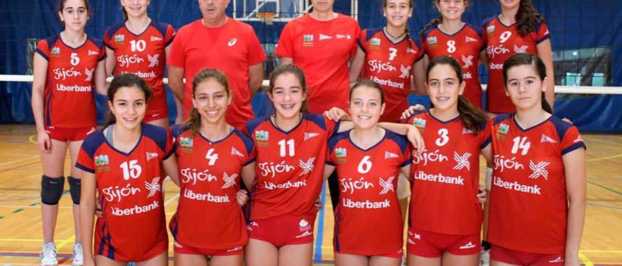 Equipo infantil que disputa el Campeonato de España.