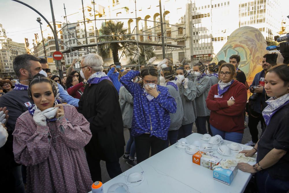 Proceso creativo de la falla municipal