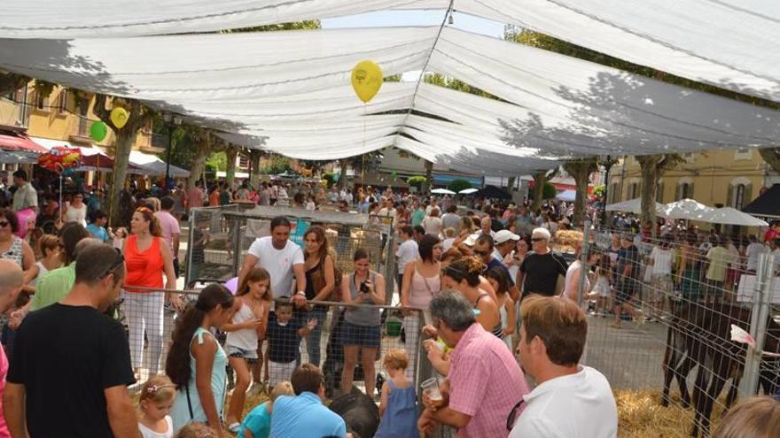 El público llenó las calles de Artà con motivo de la feria.