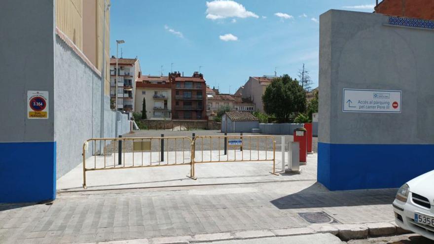 La Clínica Santa Creu estrenarà un aparcament al carrer Santa Llogaia
