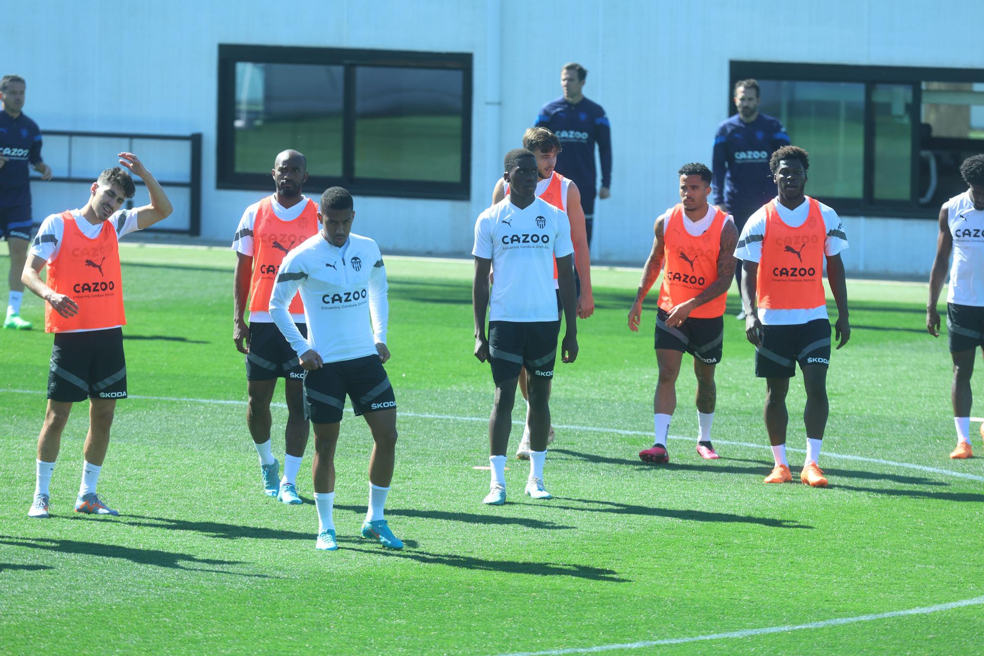 Así ha sido el entrenamiento del Valencia CF