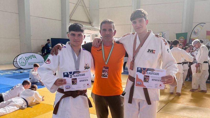 Cinco medallistas en la Copa de España cadete de judo