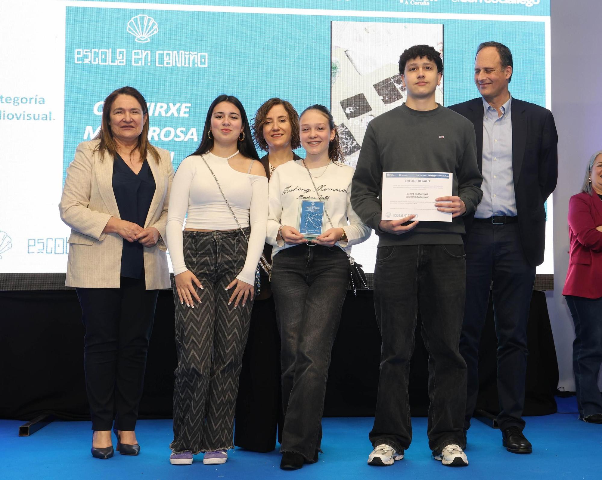 Os estudantes recolleron as súas mellores lembranzas do Camiño nun bonito vídeo.