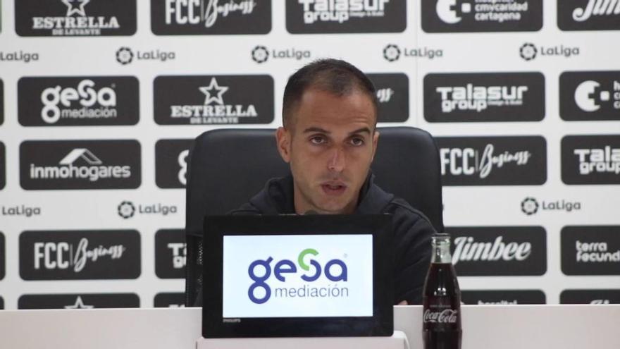 Rueda de prensa de Borja Jiménez, entrenador del FC Cartagena