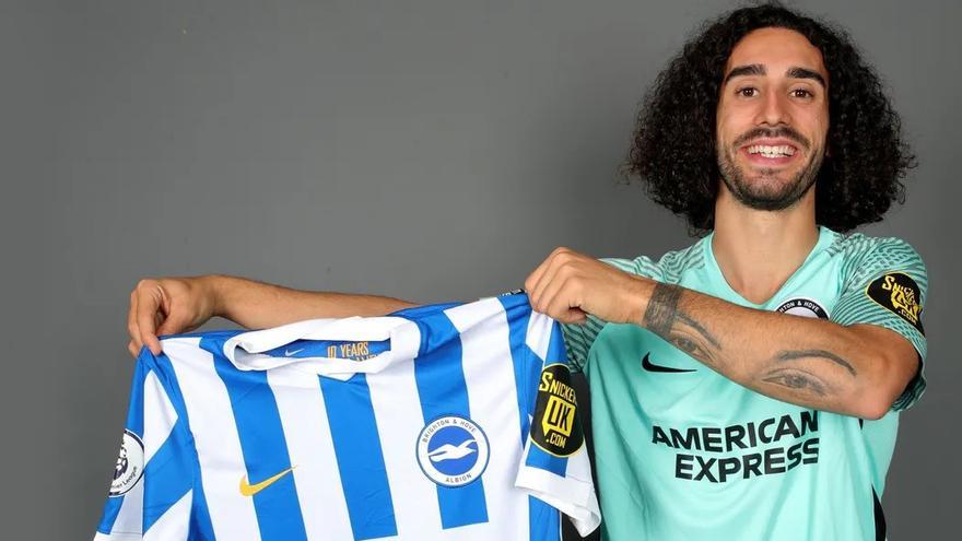 Así ha anunciado el Brighton el fichaje de Cucurella