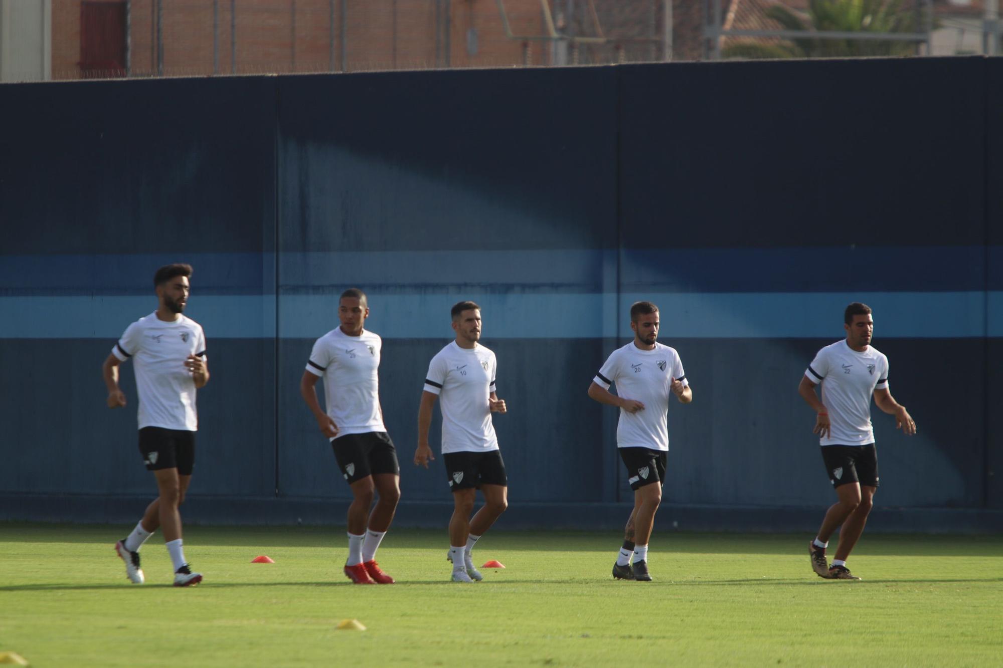 Entrenamiento del Málaga CF de este jueves 12 de agosto