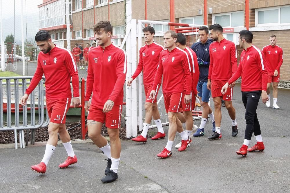 Entrenamiento del Sporting