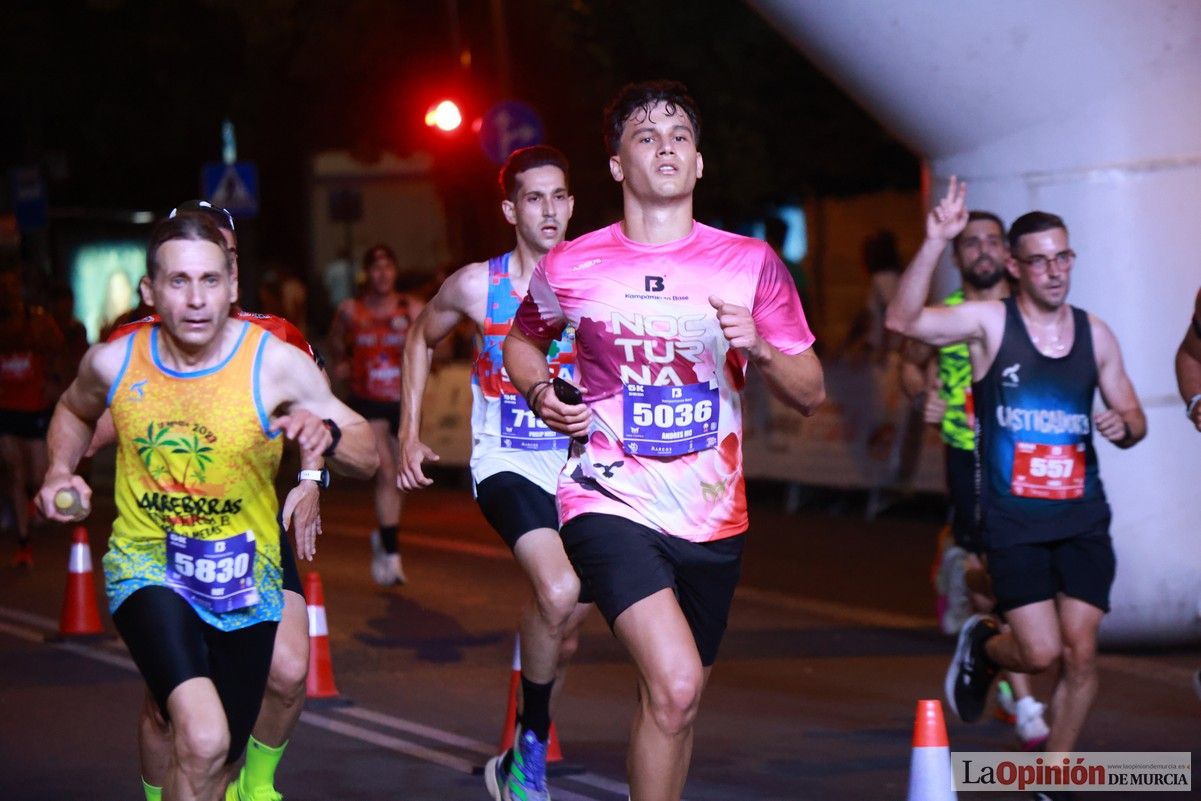 Las mejores imágenes de la carrera nocturna de Murcia