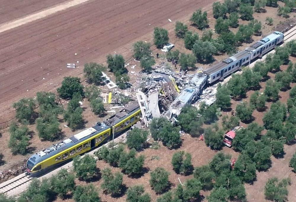 Accident de tren a Itàlia